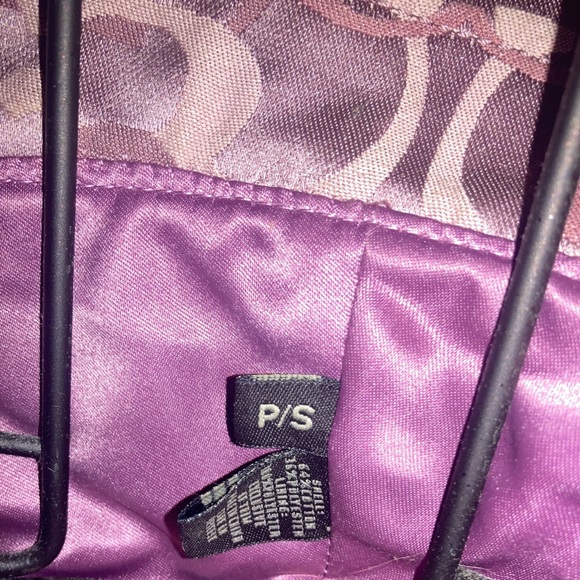 Womens Coach pink monogram print bucket hat size P/S Small - Picture 5 of 5